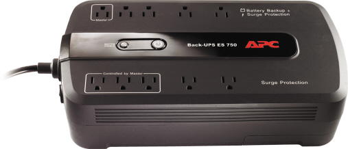   The above figure is an example of a(n)  ____. A)  surge suppressor B)  UPS C)  SPS D)  power strip