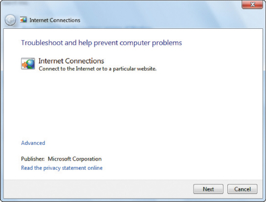   To access the troubleshooting tool shown in the above figure, first open the ____ window. A)  Windows Explorer B)  My Computer C)  Internet Explorer D)  Control Panel