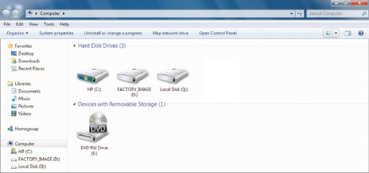   The icons in the figure above are displayed in ____ view. A)  List B)  Large Icon C)  Sorted D)  Computer