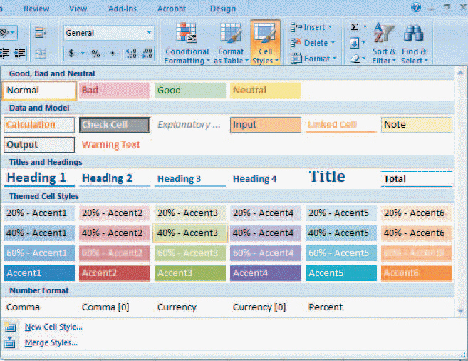 FIGURE 7-2   Figure 7-2 above shows some formatting options in ____. A)  Word B)  Excel C)  PowerPoint D)  Access
