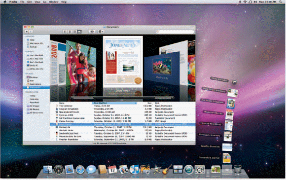 FIGURE 8-1   Which operating system is shown in Figure 8-1 above? A)  Windows Vista B)  Mac OS X C)  UNIX D)  Linux