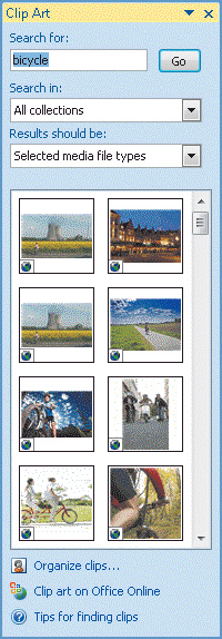 <strong>FIGURE 16-1 The small pictures shown in Figure 16-1 are called ____.</strong> A) banners B) thumbnails C) sizing handles D) cropping handles