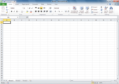   In the accompanying figure, the text A1 is located in the ____. A)  name box B)  active cell C)  title bar D)  formula bar