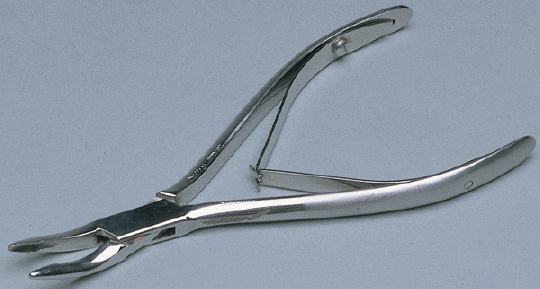 Identify the instrument in the photo.   A)  Cryers elevator B)  Periosteal elevator C)  Surgical bone file D)  Surgical rongeurs
