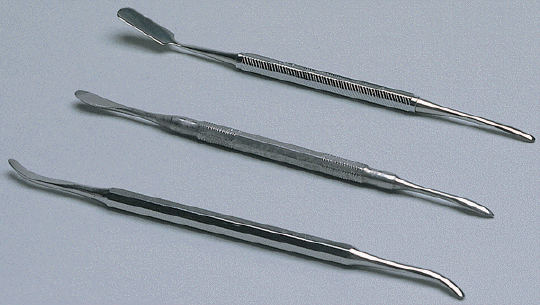 Identify the instrument in the photo.   A)  Cryers elevator B)  Periosteal elevator C)  Surgical bone file D)  Surgical rongeurs