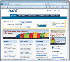   Figure 11-2 Many Web sites, like that in Figure 11-2, require a user to enter a(n) ____________________, which is a private combination of characters associated with a user name that allows access to certain computer resources.