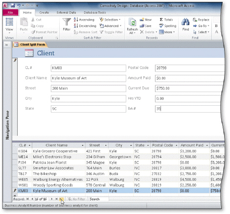   To move to the first record using the form shown in the accompanying figure, click the ____ button on the Navigation bar. A) Beginning record B) Start record C) First record D) Goto record