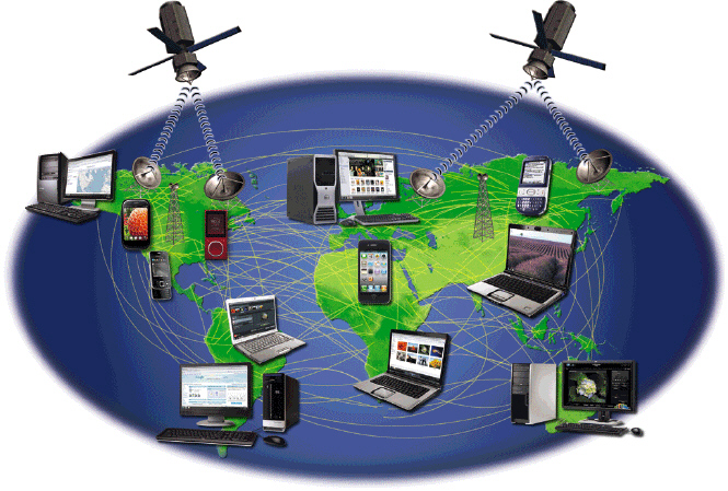     As shown in the accompanying figure, a(n)____________________ is a collection of computers and devices connected together via communications devices and transmission media.