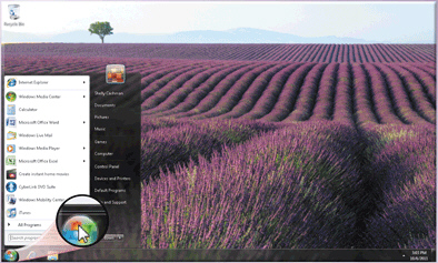   Personal computer operating systems often use the concept of ____, as shown in the accompanying figure, which is an on-screen work area that has a graphical user interface. A) convergence B) multimedia C) the desktop D) application management