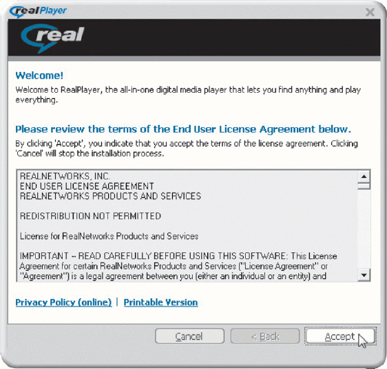    Software users with a EULA, like the one in the accompanying figure, may make as many backup copies of the software as they want.