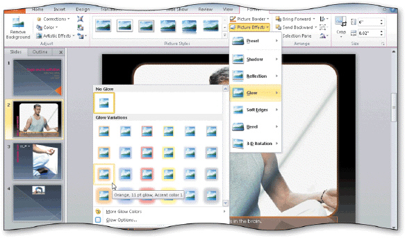   The Picture Effects button is located on the _____, as shown in the accompanying figure. A) (Picture Tools Format tab | Picture Styles group)  B) (Drawing Tools Format tab | Picture Styles group)  C) (Design Tools Format tab | Picture Styles group)  D) (Formatting Tools tab | Picture Styles group) 