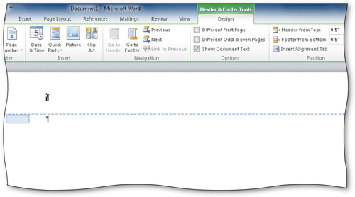 <strong> Headers (as shown in the accompanying figure)and footers can include text and graphics, as well as the _____.</strong> A)current date B)page number C)current time D)all of the above