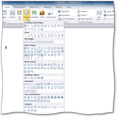     The objects shown in the accompanying figure are drawing objects.