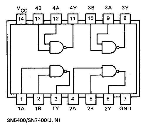 Connection in a circuit becomes much simpler if the schematic is first labeled with the proper IC pin numbers.          