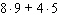 Use the rule for order of operations to simplify the expression as much as possible.  