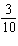 Write the following fraction as an equivalent fraction with denominator 10.   A)    B)    C)    D)    E)   