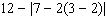 Simplify the expression.  