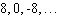 The sequence below is an arithmetic sequence. Find the next two numbers in the sequence.   A)    B)    C)    D)    E)   