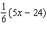 Apply the distributive property. Simplify when possible.   A)    B)    C)    D)    E)   