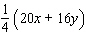 Apply the distributive property, and then simplify the result.   A)    B)    C)    D)    E)   