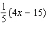 Apply the distributive property. Simplify when possible.  