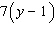 Apply the distributive property, and then simplify the result.  