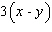 Apply the distributive property, and then simplify the result.  
