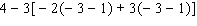 Use the rule for order of operations to simplify the expression as much as possible.  