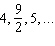 Find the fourth term in the sequence.  