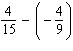 Complete the operation and simplify if necessary.  