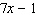 Evaluate the expression when   is 6.   A)    B)    C)    D)    E)   