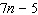 Find the first four numbers of the sequence by substituting the counting numbers, in order, into the following expression.   A)    B)    C)    D)    E)   