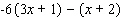 Simplify the expression.  