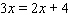 Find the solution for the equation.   A)    B)    C)    D)    E)   