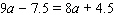 Find the solution for the equation.     __________