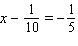 Find the solution for the equation.  