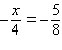 Solve the equation.   A)    B)    C)    D)    E)   