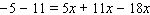 Simplify both sides as much as possible, and then solve.   A)    B)    C)    D)    E)   