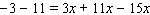 Simplify both sides as much as possible, and then solve.     __________
