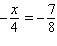 Solve the equation.  