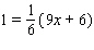 Solve the equation.     = __________