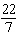 The circumference of a circle is given by the formula   . Find   if the circumference   is 132 meters and   is   . A)    B)    C)    D)    E)   