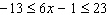 Graph the solution set for the compound inequality.   A)    B)    C)    D)    E)   