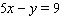 For the equation complete the ordered pair   .   A)    B)    C)    D)    E)   