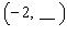 Complete the ordered pair for the equation.     A)    B)    C)    D)    E)   