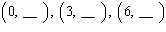 Complete the given ordered pairs for the equation.     A)    B)    C)    D)    E)   