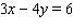 Find three solutions to the following equation, and then graph the solution set.   A)    B)    C)    D)   
