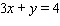 Complete the given ordered pairs for the equation.     A)    B)    C)    D)    E)   