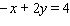 Complete the given ordered pairs for the equation.     A)    B)    C)    D)    E)   
