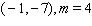 For the following problem, the slope and one point on a line are given. Use the point-slope form to find the equation of that line. (Write your answer in slope-intercept form.)    A)    B)    C)    D)    E)   
